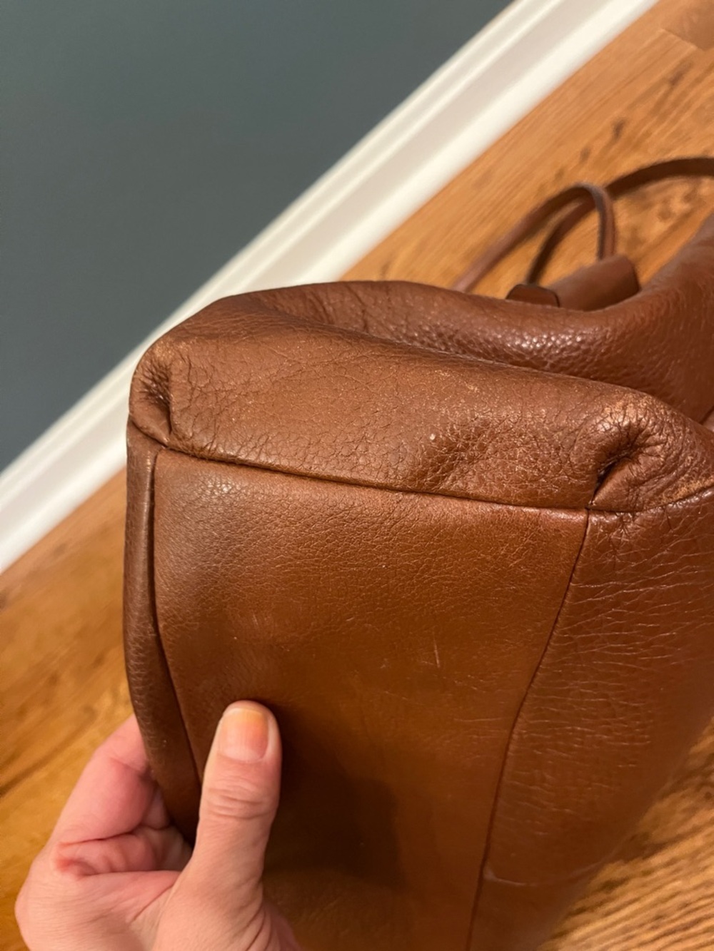 Coach Madison Phoebe saddle large leather hobo shoulder bag 24621 - Picture 10 of 16